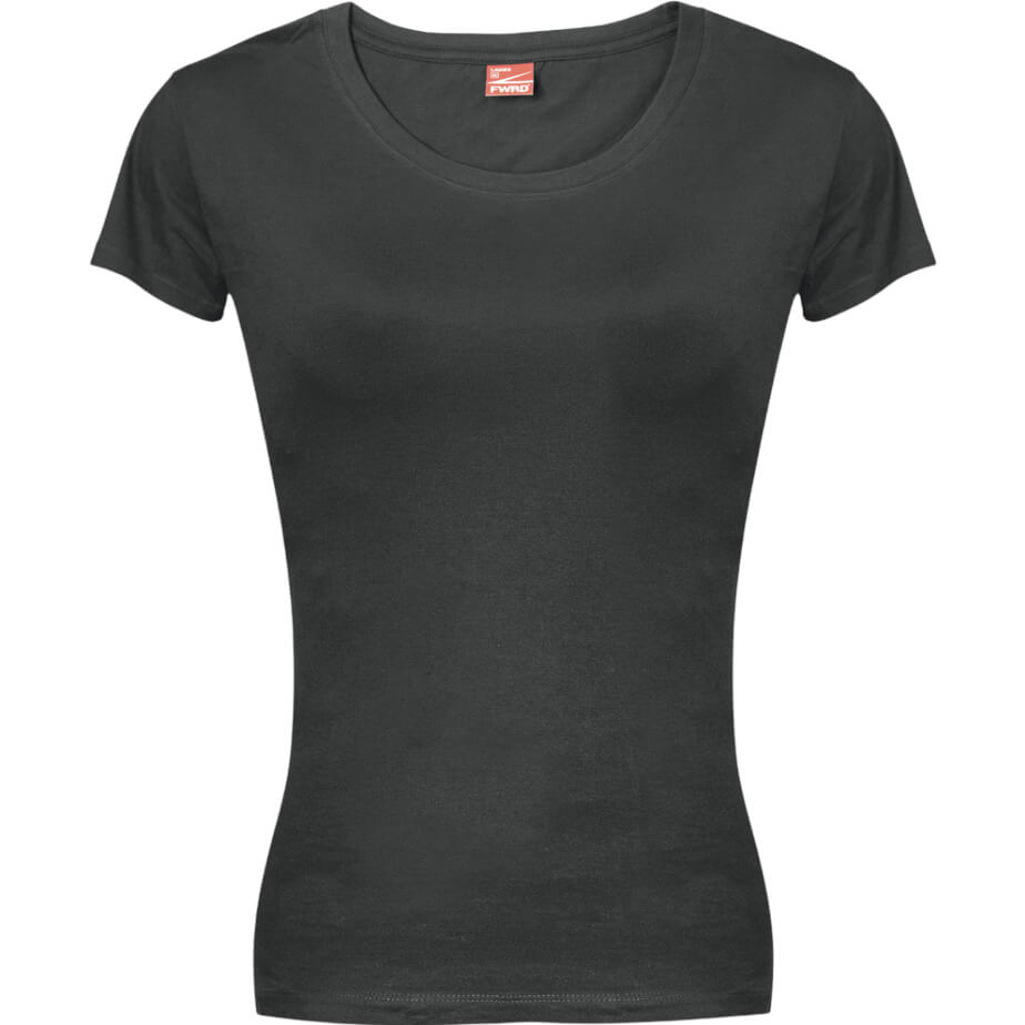 FWRD Ladies Classic T-Shirt Charcoal Front